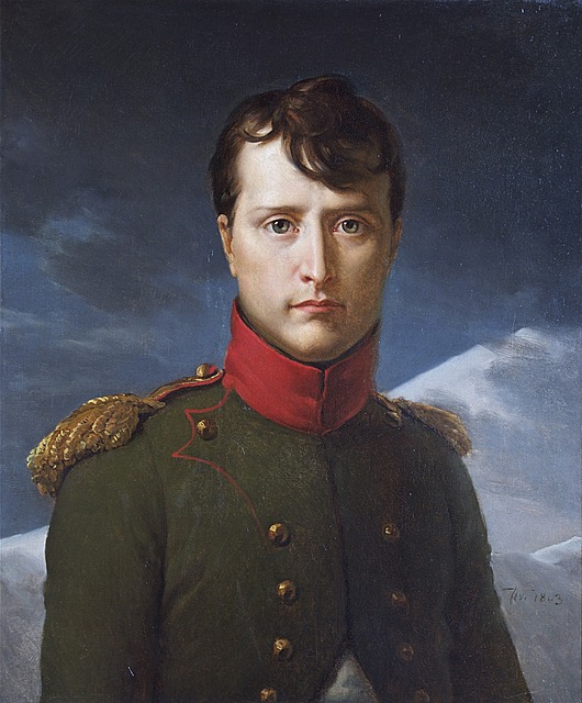 Napoleon auf einem Pferd